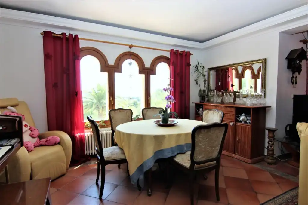 Dining room of Houses for sale in Benissa  with Air Conditioner, Terrace and Storage room