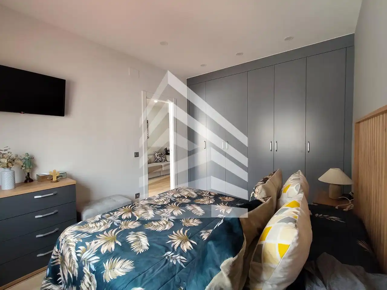 Schlafzimmer von Wohnung zum Verkauf in Barcelona mit Heizung, Parkett und Möbliert