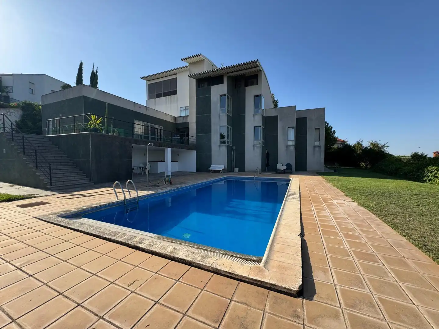 Piscina de Casa o xalet en venda en Badajoz amb Aire condicionat, Calefacció i Jardí privat
