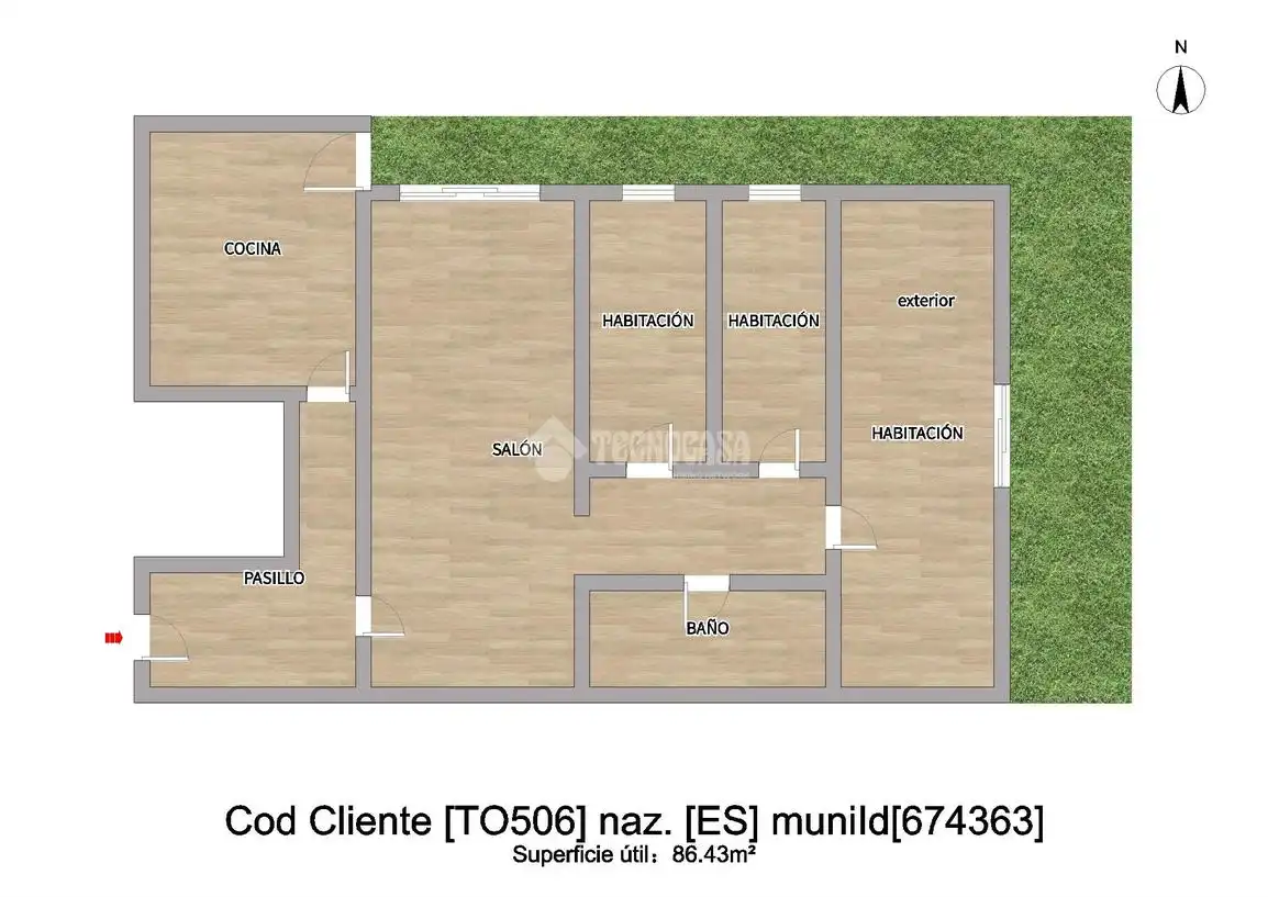 Piso en venta en P.º del Parque, imagen 37