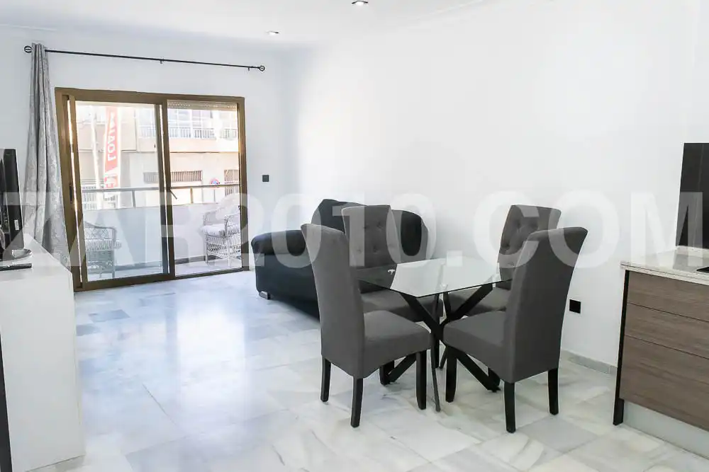 Wohnzimmer von Wohnungen zum Verkauf in Garrucha mit Klimaanlage, Terrasse und Möbliert