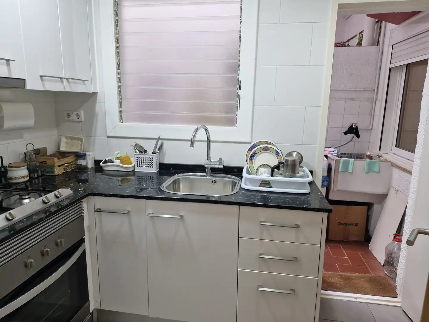 Cuina de Pis en venda en Barcelona amb Parquet i Forn