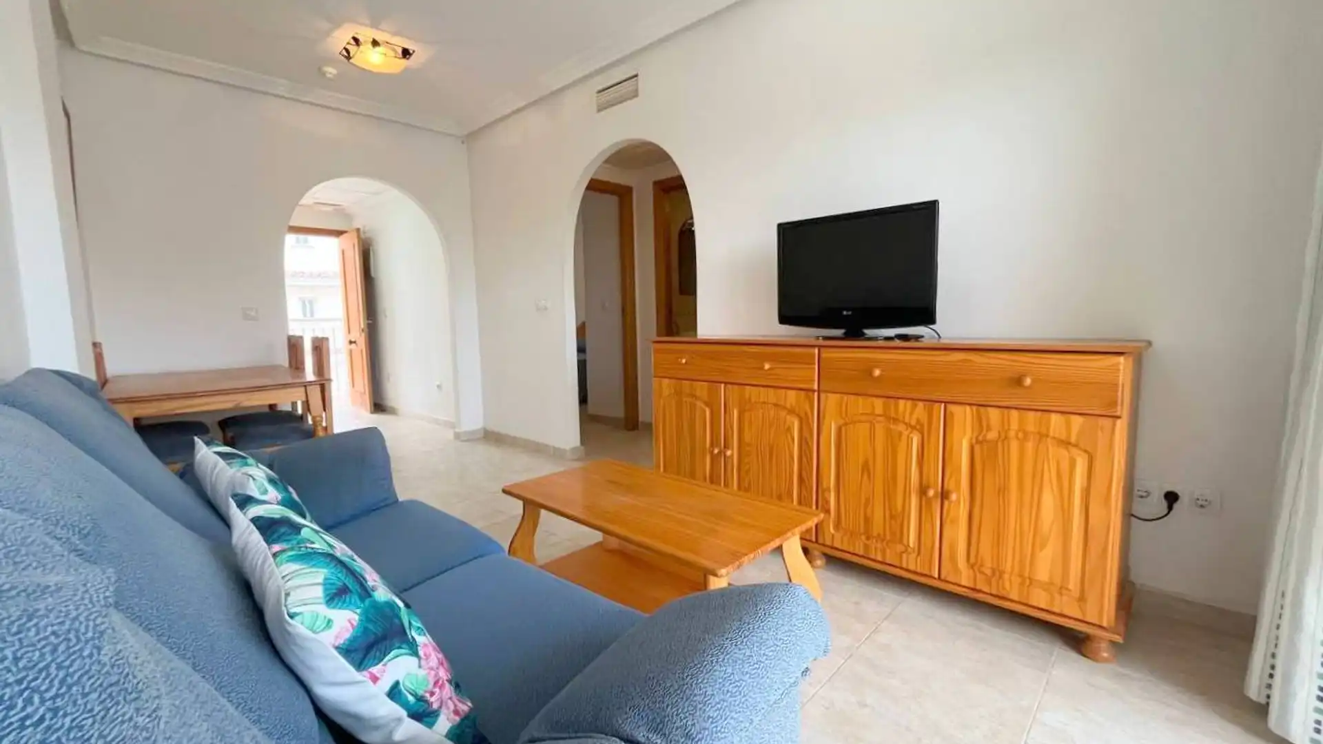 Living room of Apartments for sale in Águilas  with Terrace, Furnished and Oven