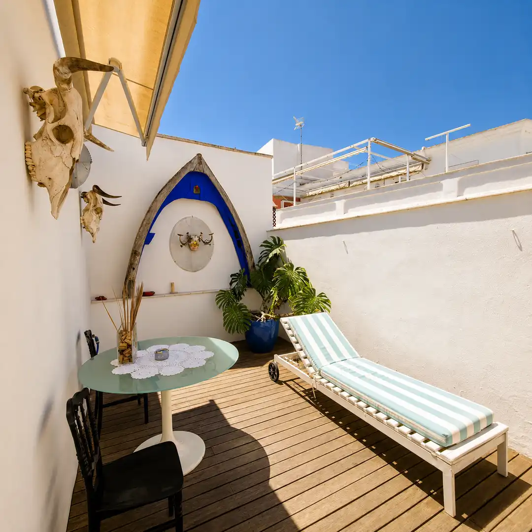Terrasse von Haus oder Chalet zum Verkauf in Rota mit Klimaanlage, Möbliert und Balkon