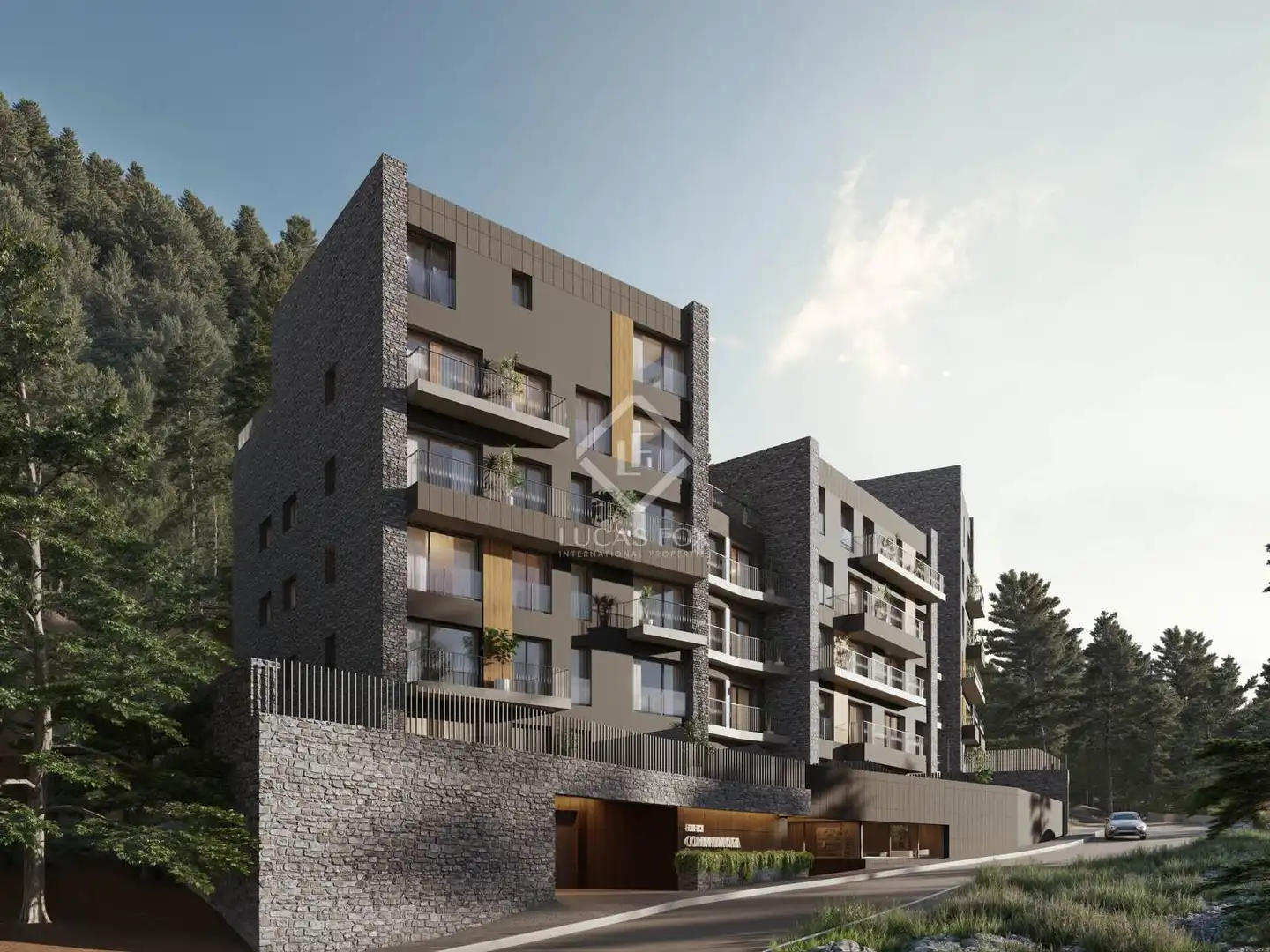 Vista exterior de Piso en venta en La Massana con Calefacción, Parquet y Trastero
