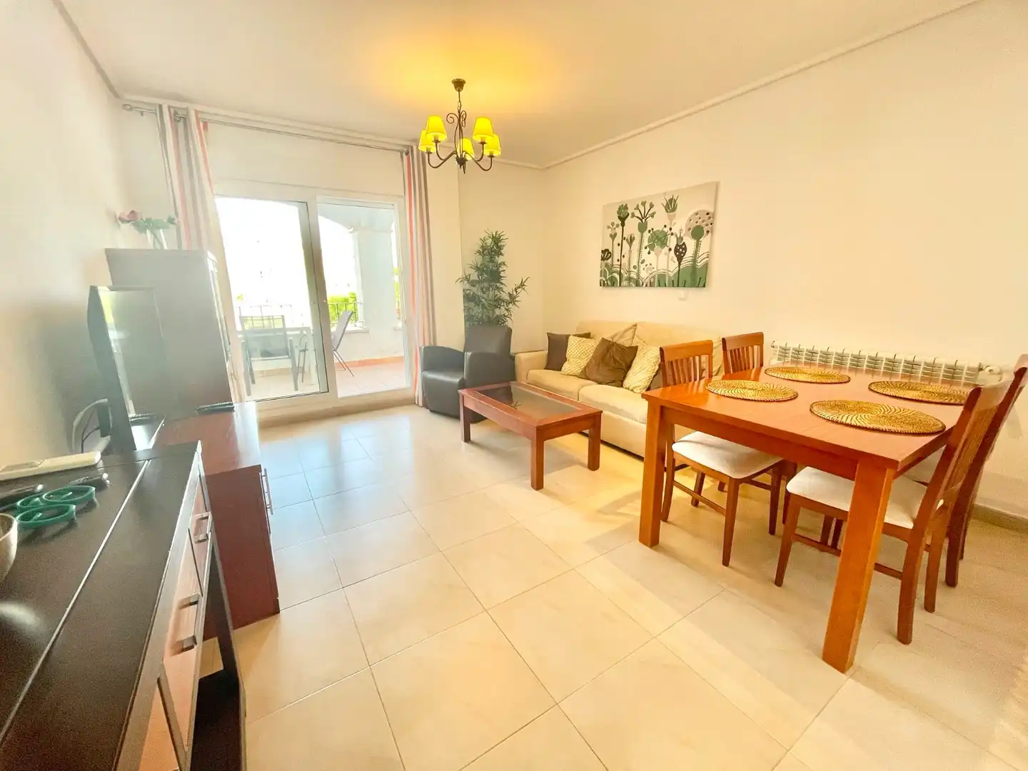 Living room of Apartments for rent in Torre-Pacheco  with Air Conditioner, Terrace and Furnished