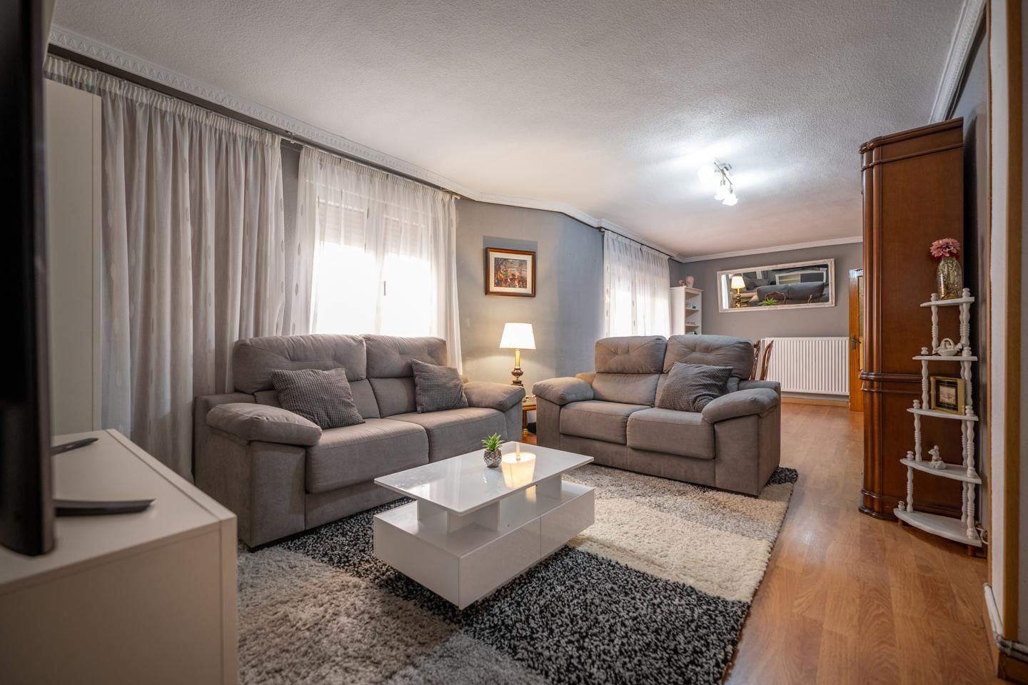 Living room of Flat for sale in Ávila Capital  with Heating, Terrace and Storage room