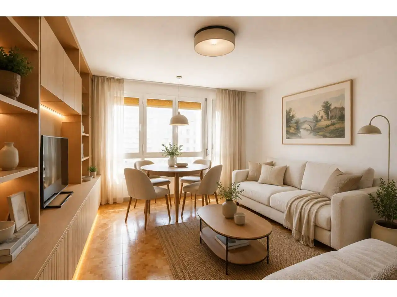 Living room of Flat for sale in L'Hospitalet de Llobregat