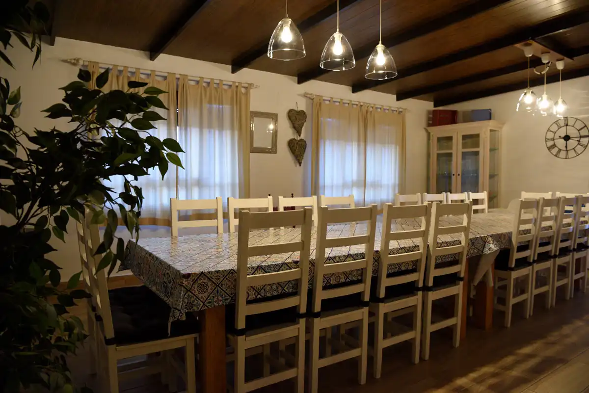 Dining room of Houses for rent in El Bosque  with Air Conditioner, Private garden and Terrace