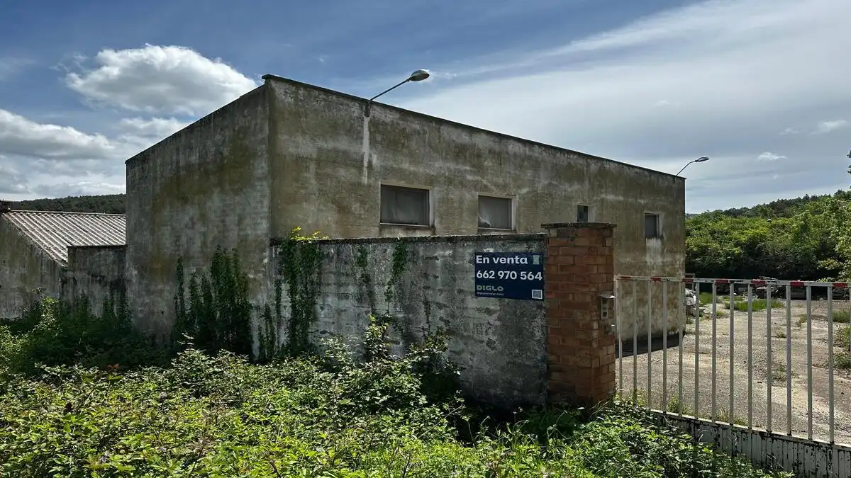 Exterior view of Industrial buildings for sale in L'Estany