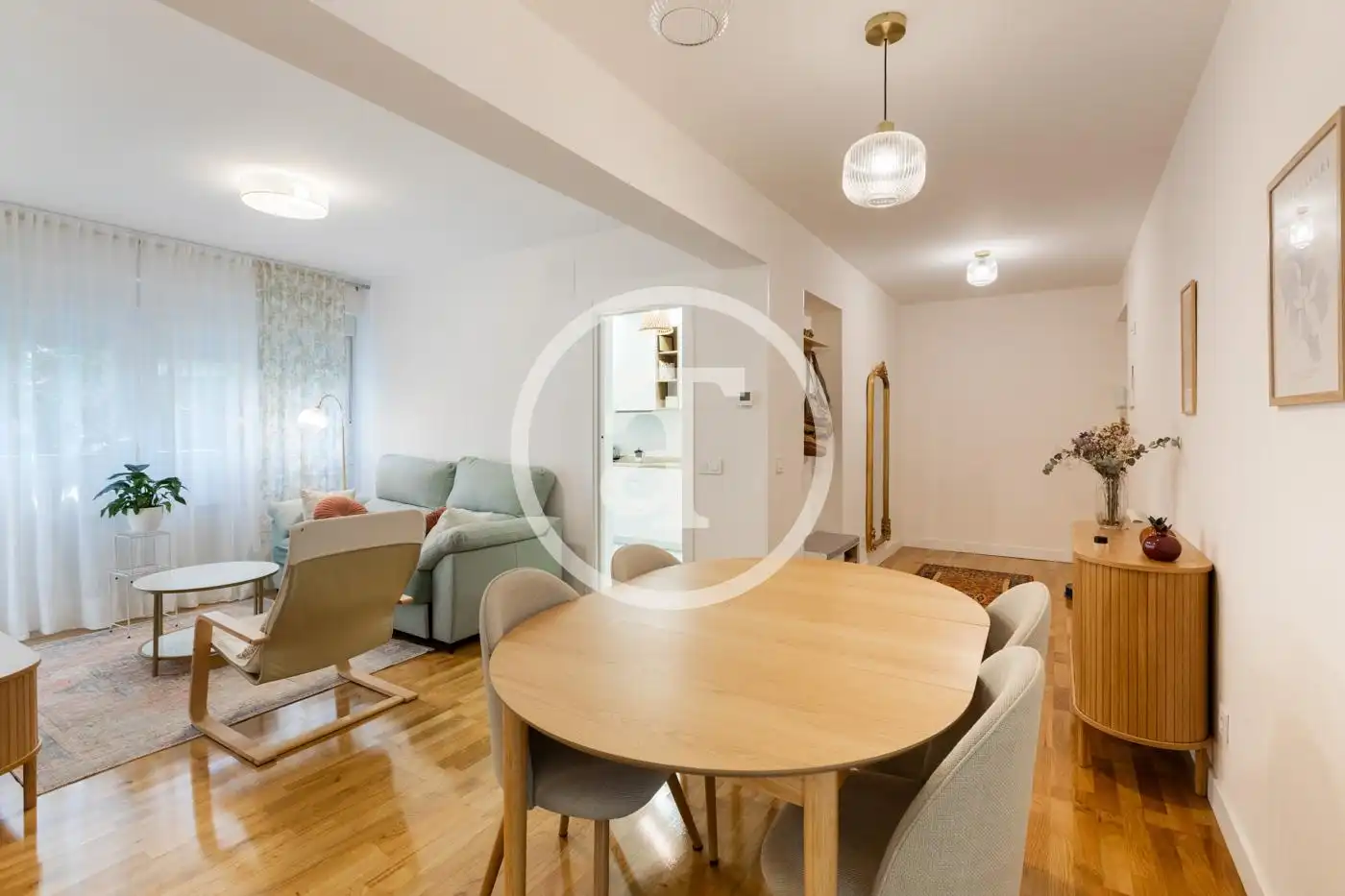 Esszimmer von Wohnung zur Miete in Madrid mit Klimaanlage, Heizung und Möbliert