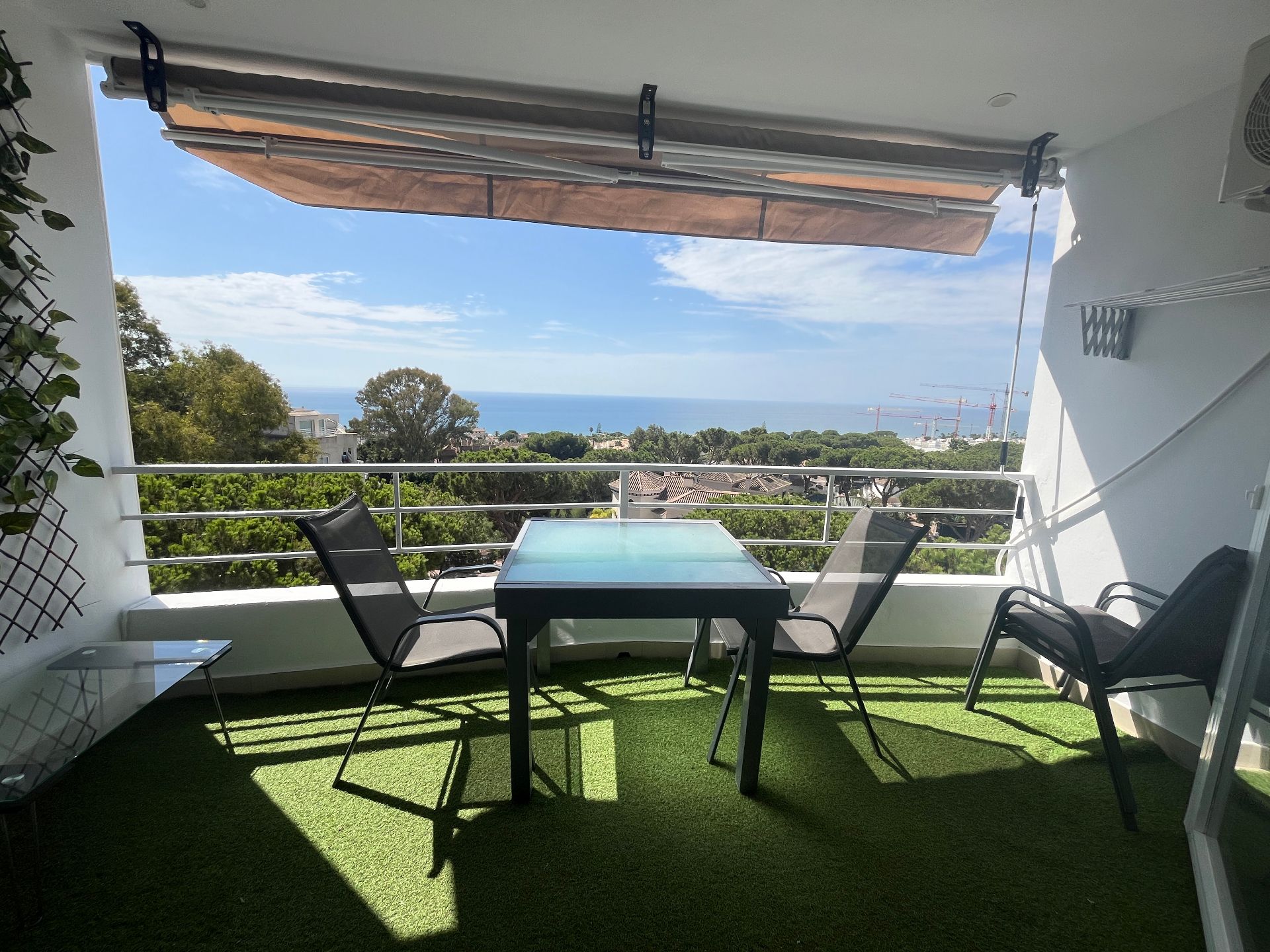 Terrace of Apartment for rent in Marbella  with Air Conditioner, Terrace and Furnished
