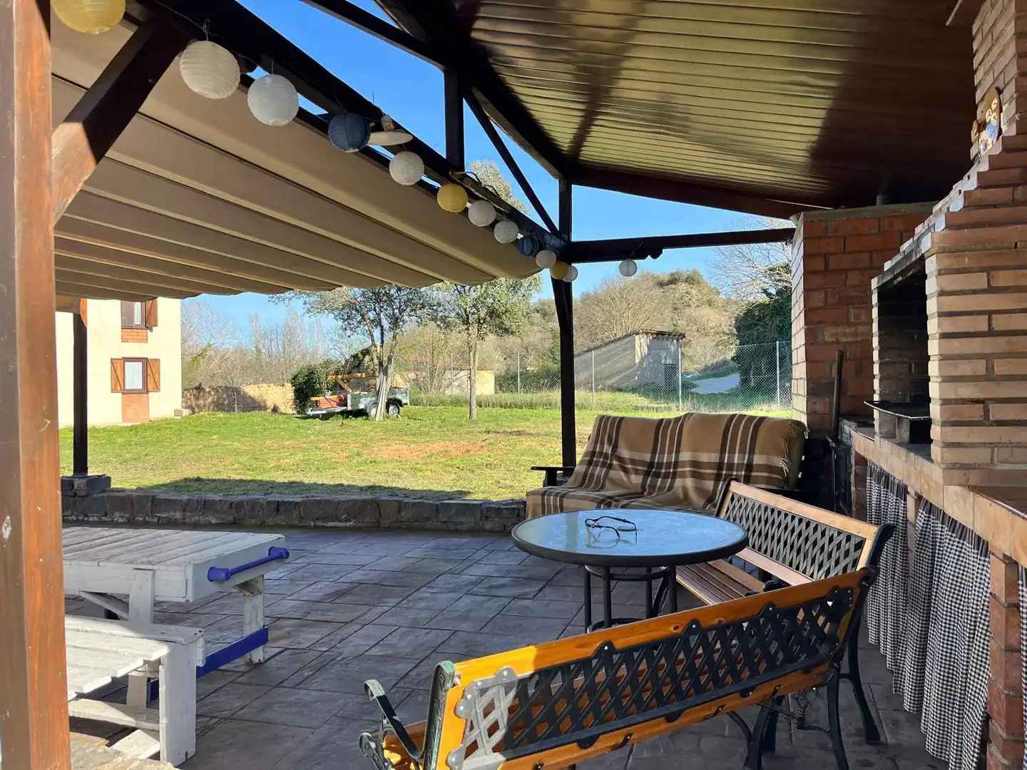 Terrace of Country homes for sale in Castillazuelo  with Private garden and Storage room