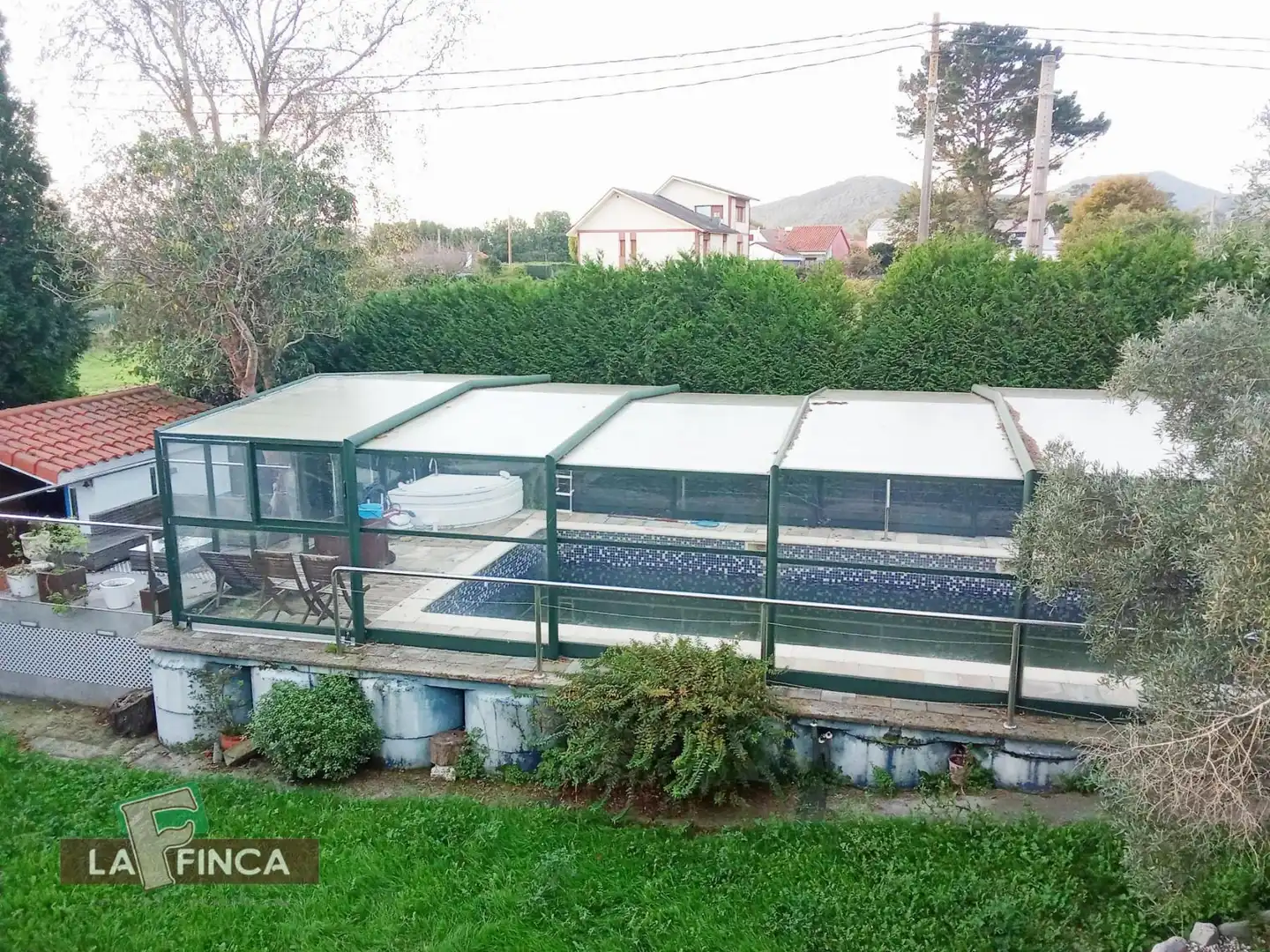 Swimming pool of Houses for sale in Muros de Nalón  with Heating, Parquet flooring and Terrace
