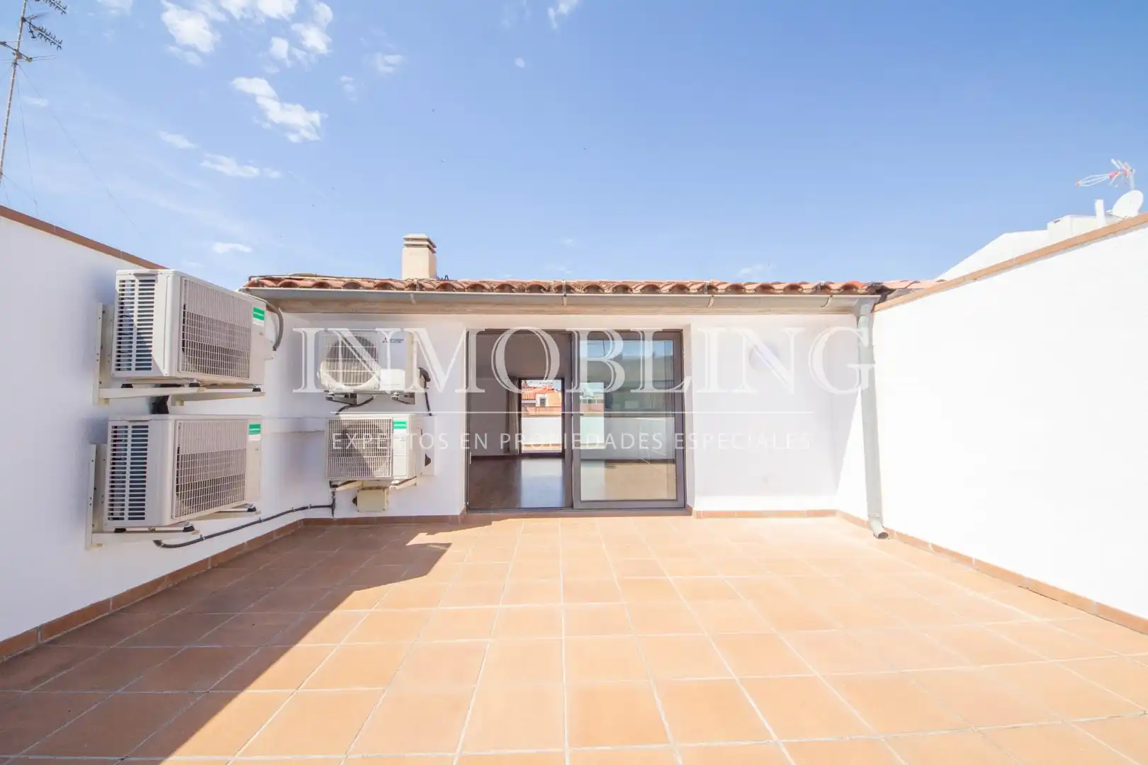 Terraza de Piso de alquiler en Mataró con Aire acondicionado, Calefacción y Parquet