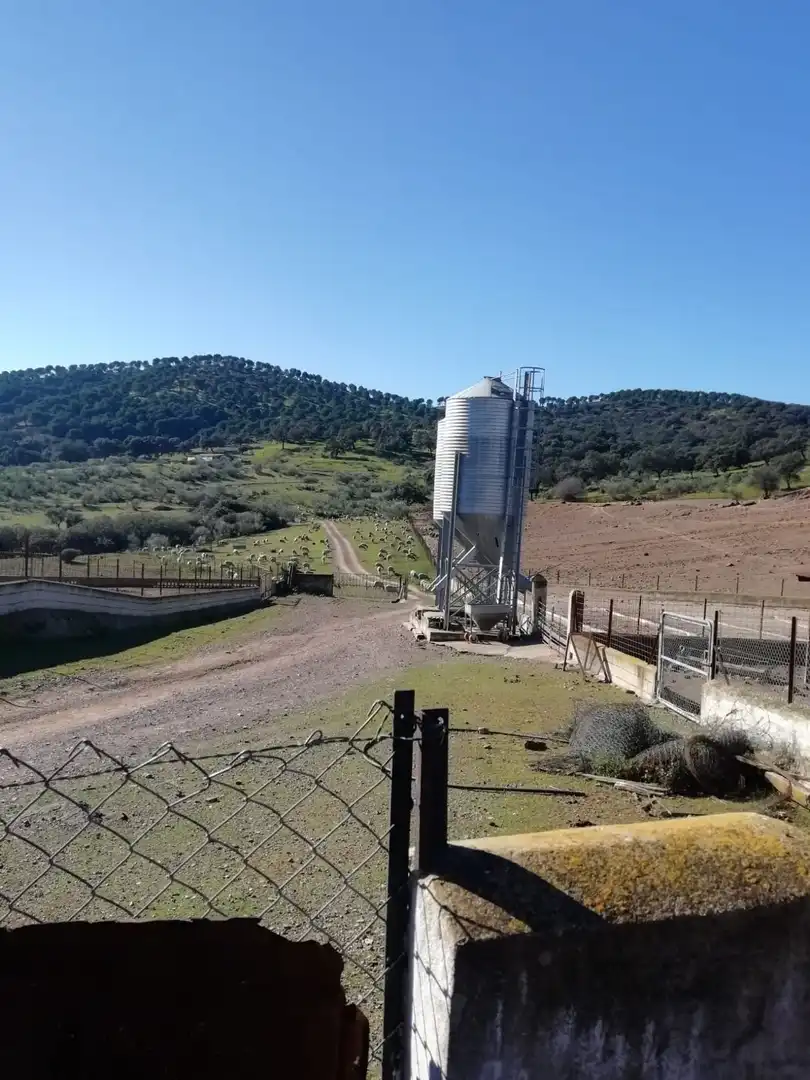 Vista exterior de Finca rústica en venda en Almadén de la Plata amb Calefacció i Terrassa