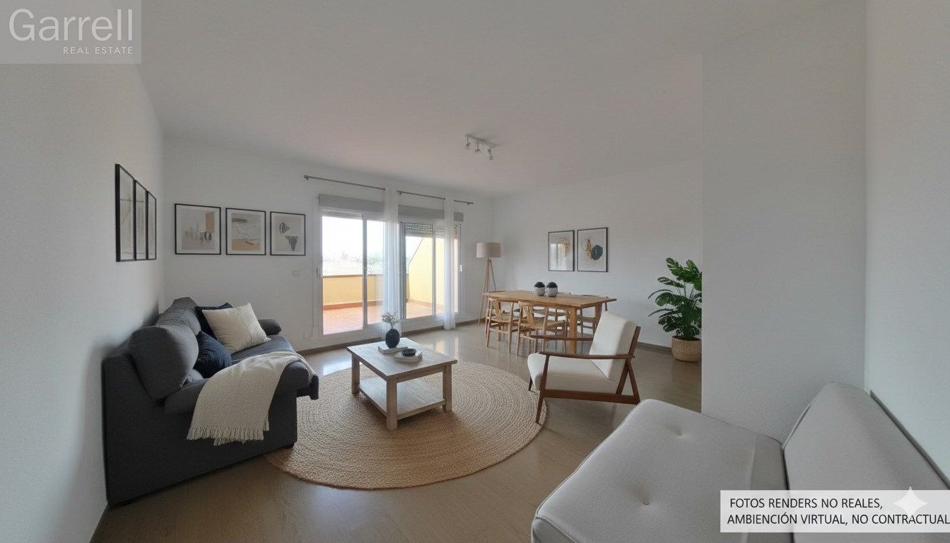 Living room of Flat for sale in Granollers  with Terrace and Balcony
