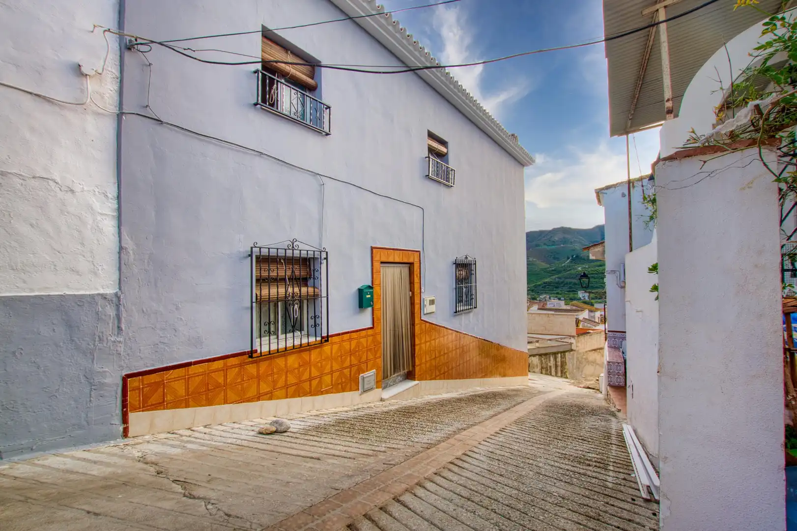 Vista exterior de Casa adosada en venta en Benamargosa