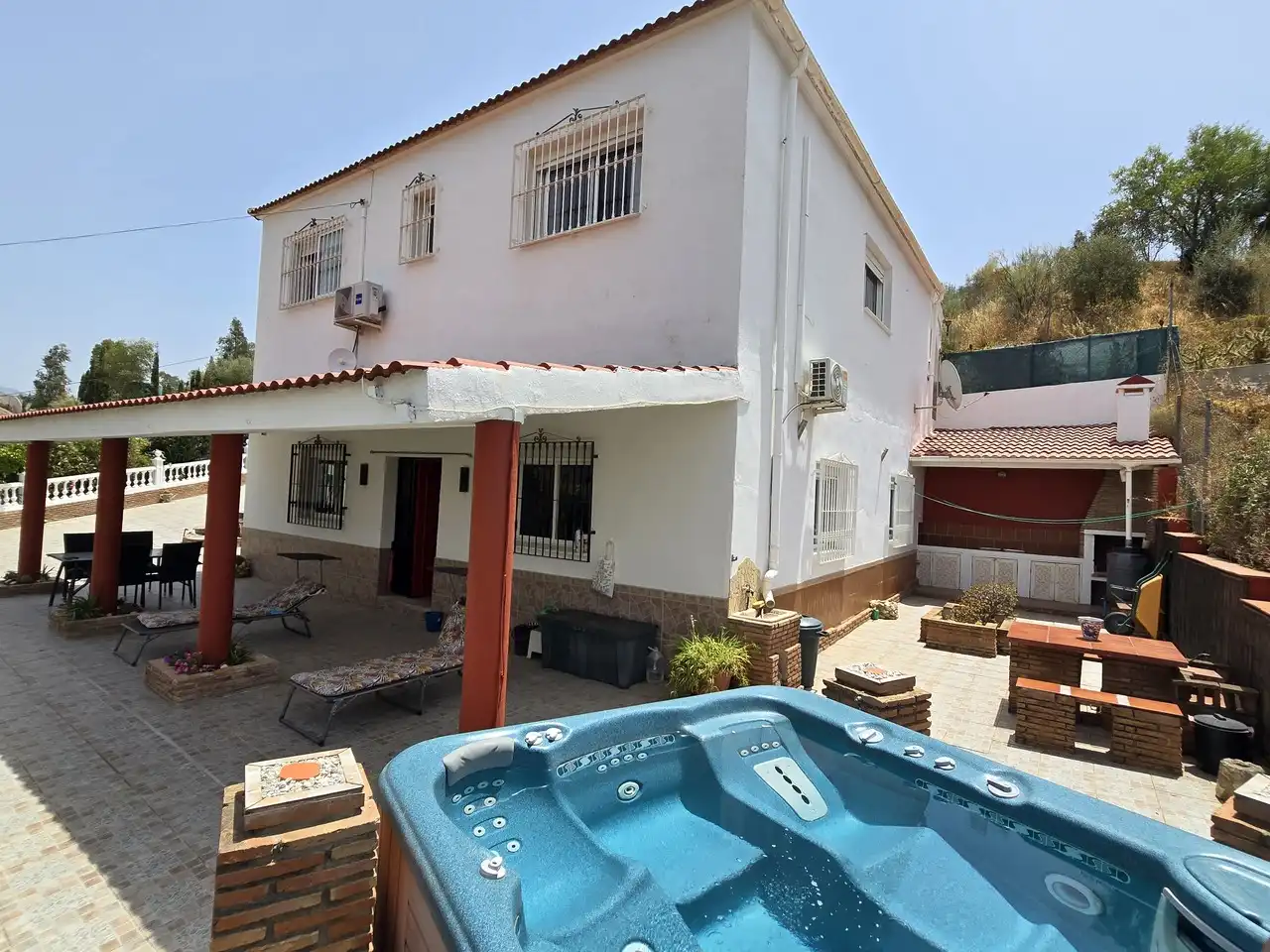Vista exterior de Casa o chalet en venta en Canillas de Aceituno con Aire acondicionado y Terraza
