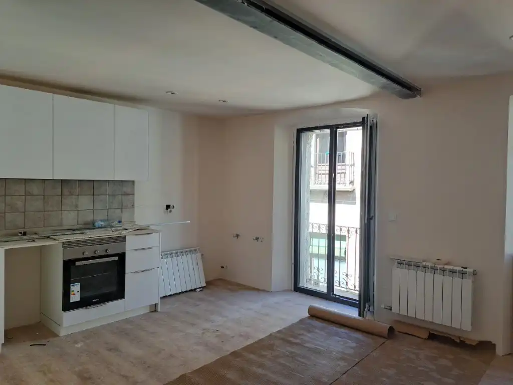 Cocina de Apartamento de alquiler en Puigcerdà con Calefacción, Parquet y Horno