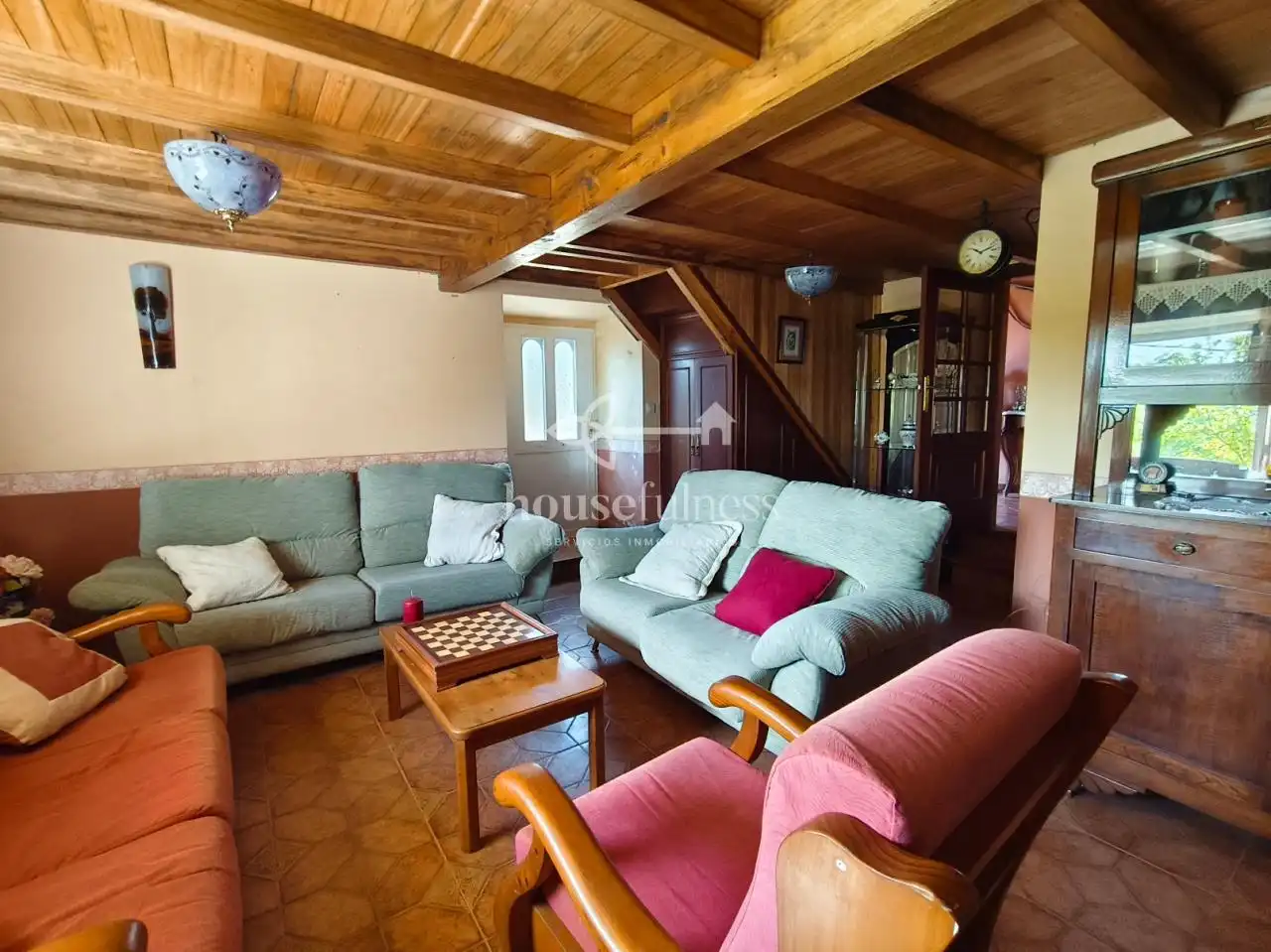 Living room of Houses for sale in San Sadurniño  with Heating and Private garden