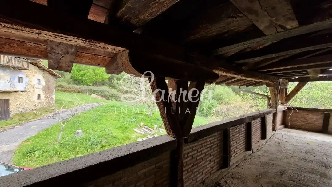 Vista exterior de Casa adosada en venta en Zeberio