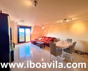 Living room of Attic for sale in Meaño  with Heating, Parquet flooring and Terrace