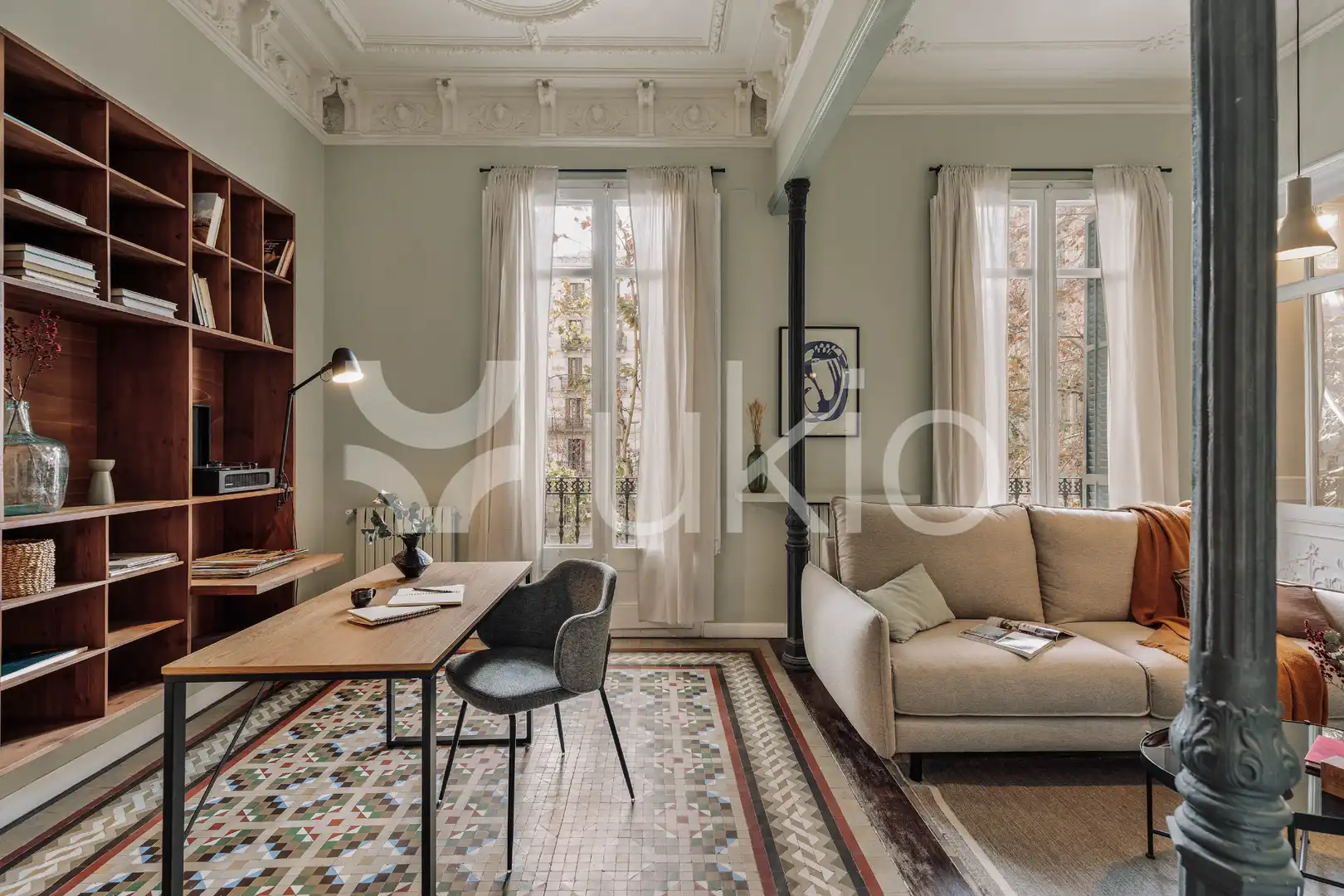 Apartamento con terraza en alquiler en Carrer de Còrsega, imagen 9