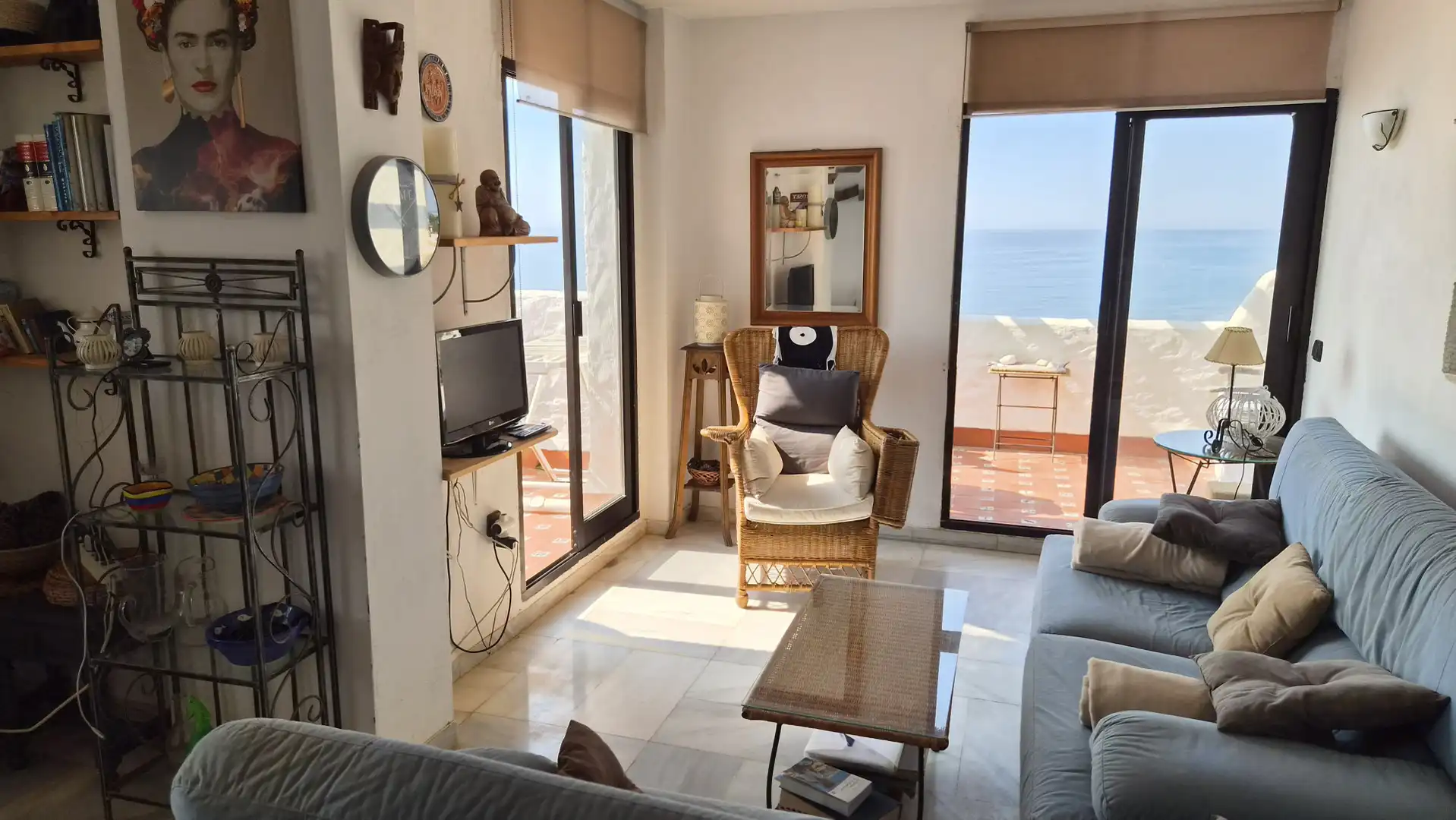 Wohnzimmer von Wohnungen zum Verkauf in Estepona mit Terrasse, Schwimmbad und Möbliert