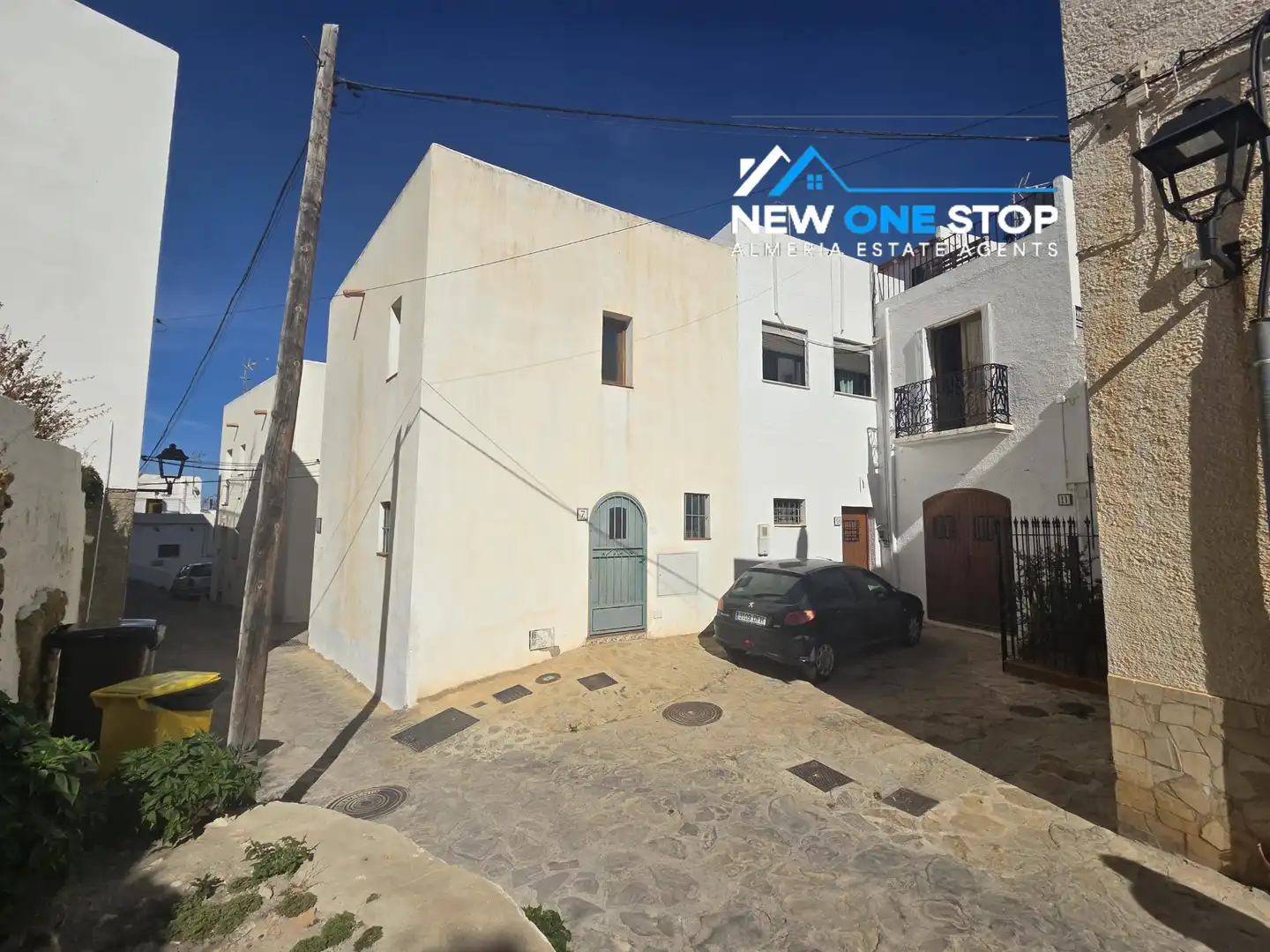 Vista exterior de Casa adosada en venta en Mojácar Pueblo