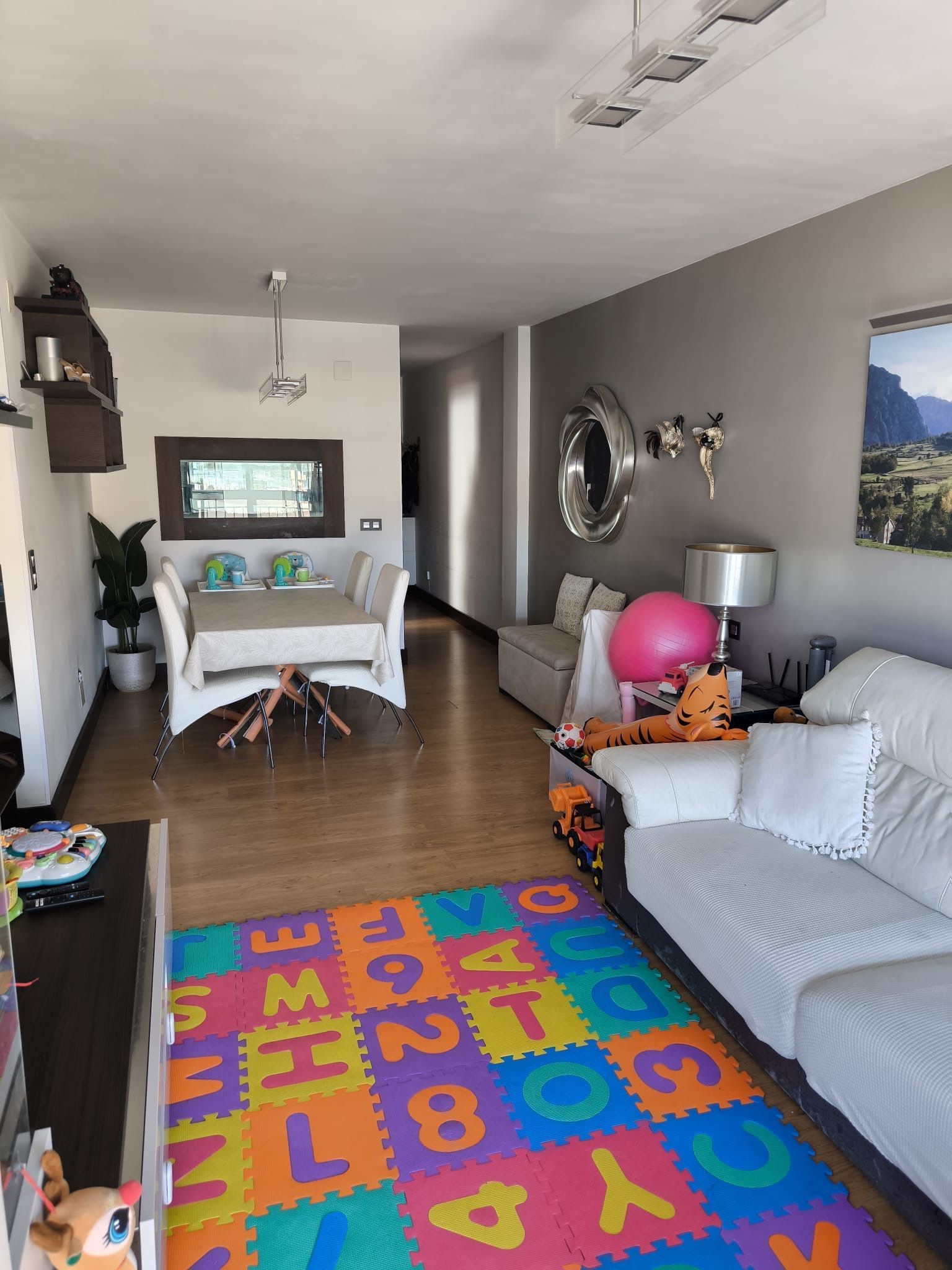 Living room of Flat for sale in Málaga Capital  with Air Conditioner and Terrace
