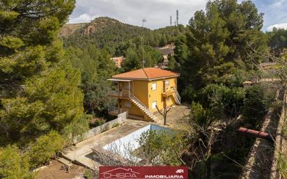 Vista exterior de Casa o xalet en venda en Náquera amb Jardí privat i Terrassa