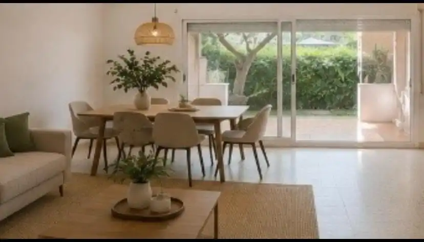 Esszimmer von Erdgeschoss zum Verkauf in Calafell mit Heizung, Privatgarten und Terrasse