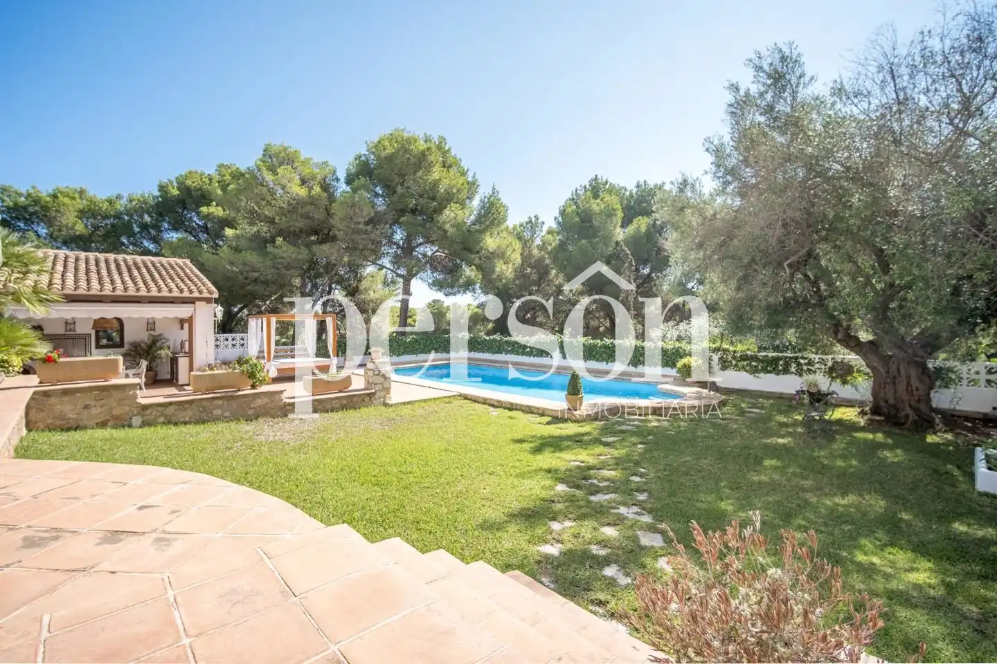 Garden of Houses for sale in Jávea / Xàbia  with Air Conditioner, Heating and Private garden