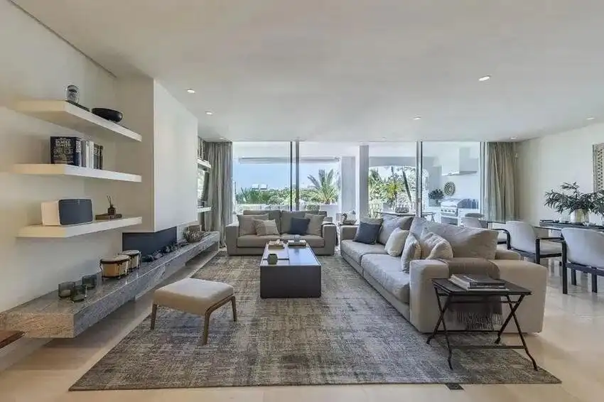 Living room of Attic for sale in Marbella  with Air Conditioner, Heating and Private garden