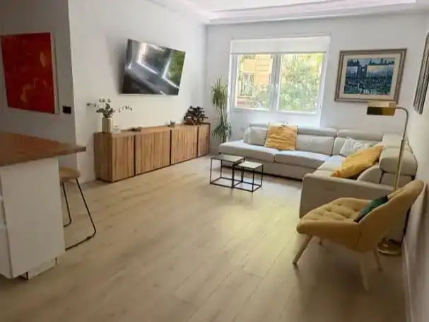 Living room of Flat for sale in  Madrid Capital  with Air Conditioner