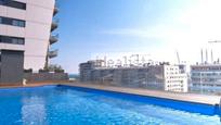 Swimming pool of Flat for sale in Badalona  with Air Conditioner, Heating and Parquet flooring