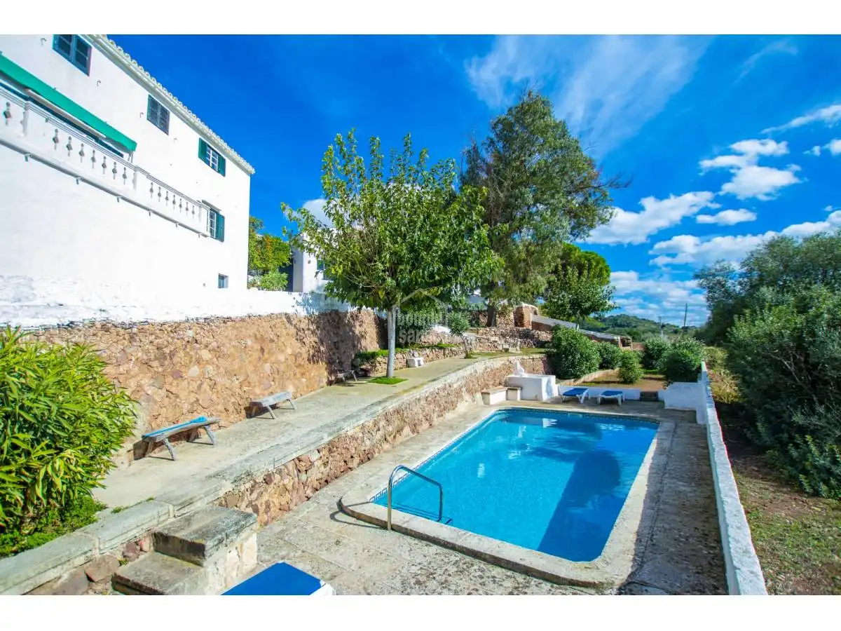 Casa rústica amb piscina en venda a Ferreries poble, imagen 61