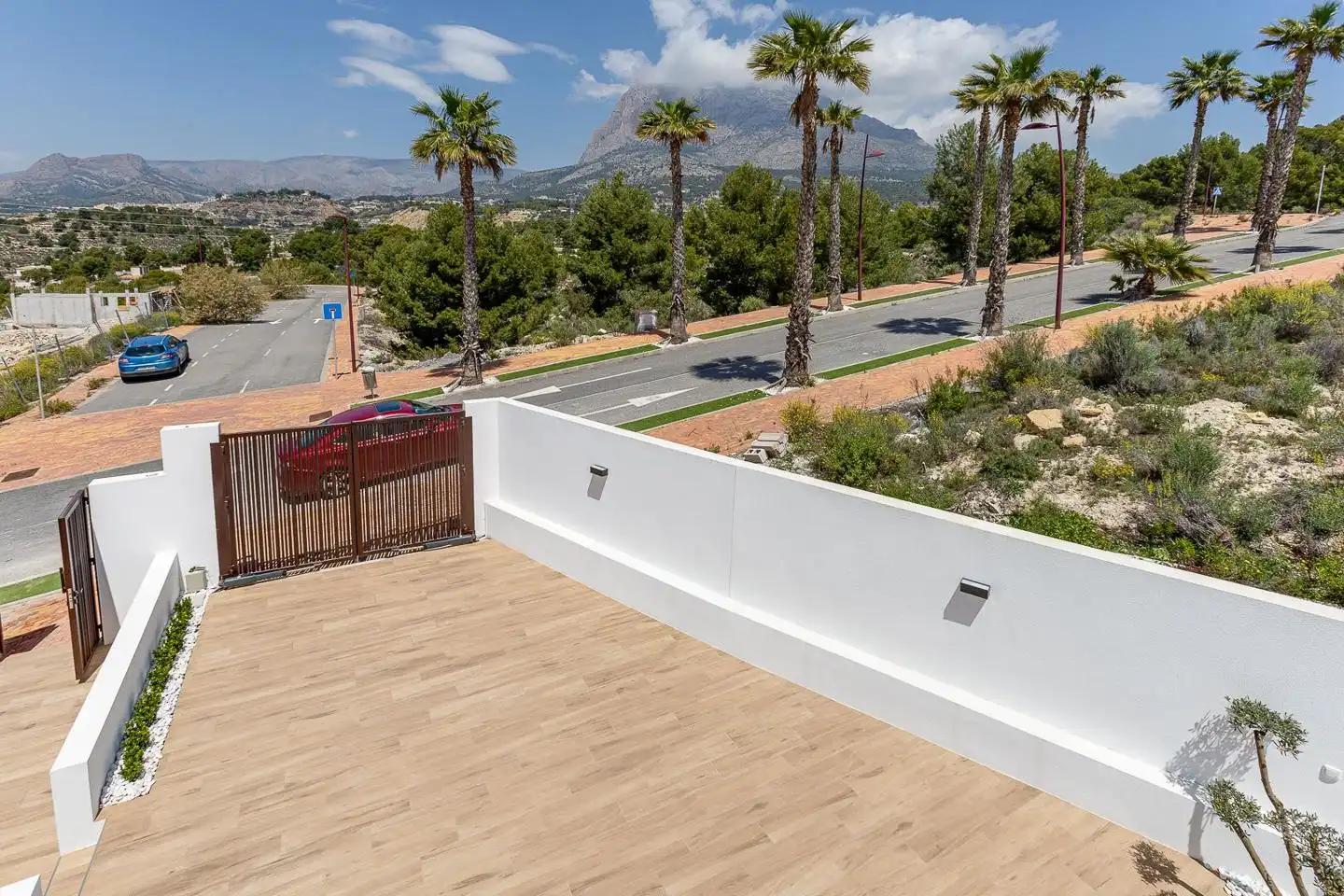 Terraza de Casa o chalet en venta en Finestrat con Jardín privado, Terraza y Piscina