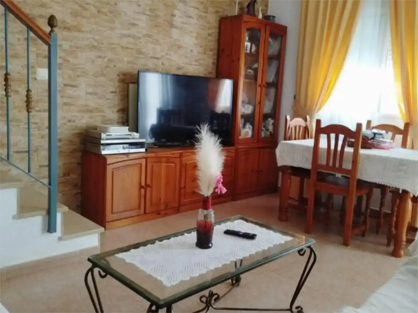 Sala de estar de Casa adosada en venta en Barbate con Balcón