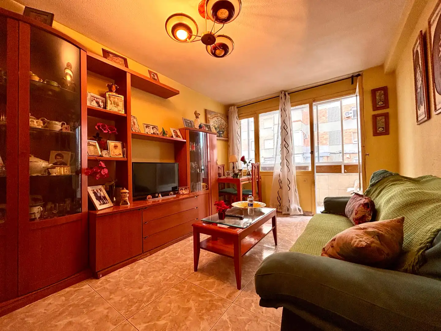 Sala de estar de Piso en venta en Alicante / Alacant con Aire acondicionado, Amueblado y Lavadora