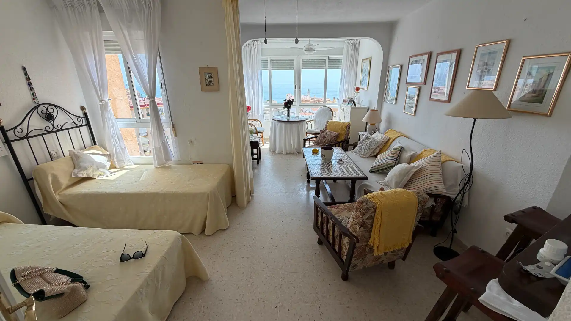Wohnzimmer von Wohnung zum Verkauf in Torrox mit Möbliert, Ofen und Waschmaschine