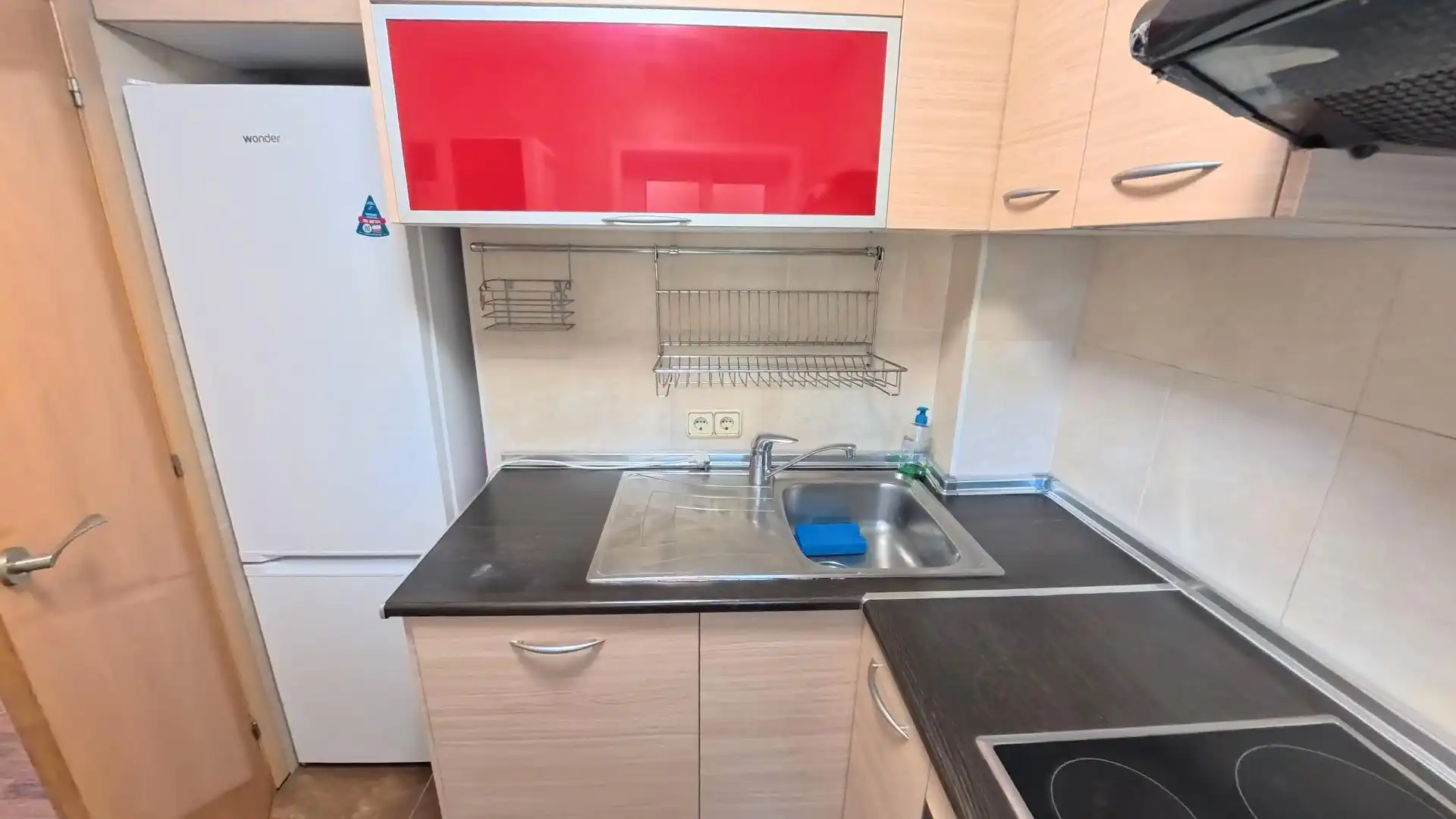 Küche von Wohnung zum Verkauf in Barcelona mit Klimaanlage, Parkett und Möbliert