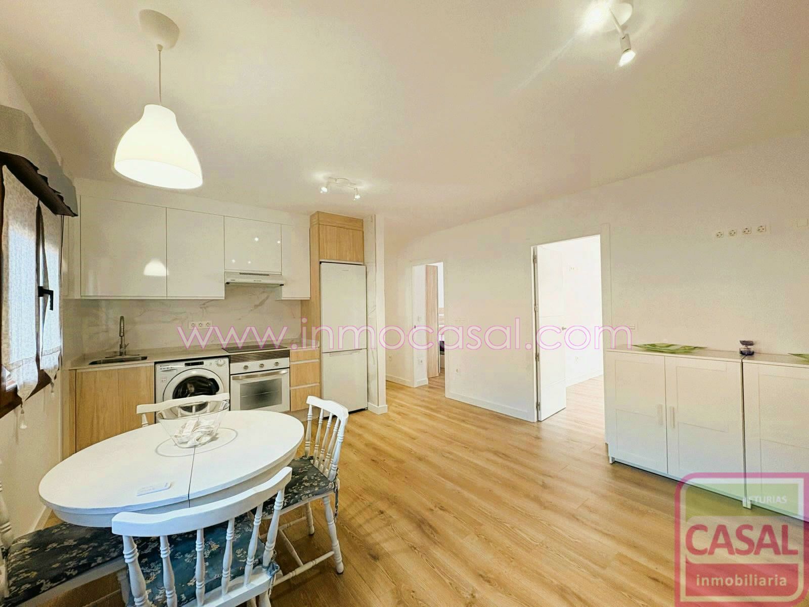 Cuina de Pis de lloguer en Mieres (Asturias) amb Calefacció i Moblat