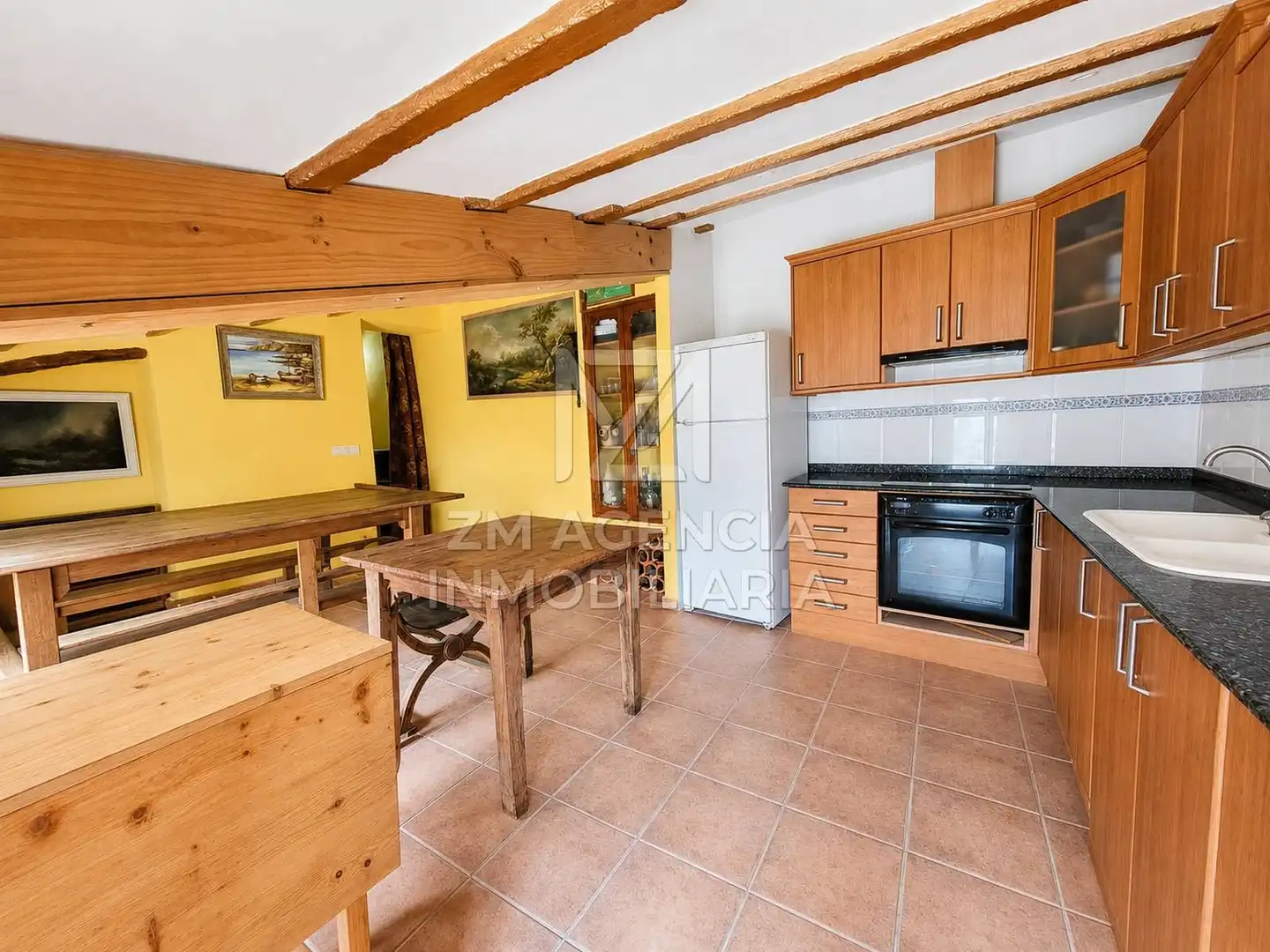 Cuina de Finca rústica en venda en La Jana amb Jardí privat, Terrassa i Traster