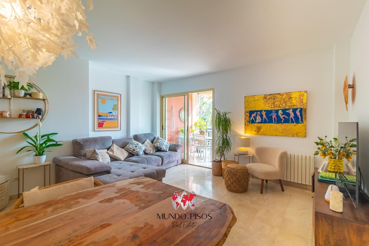 Sala de estar de Ático en venta en  Palma de Mallorca con Aire acondicionado, Calefacción y Terraza