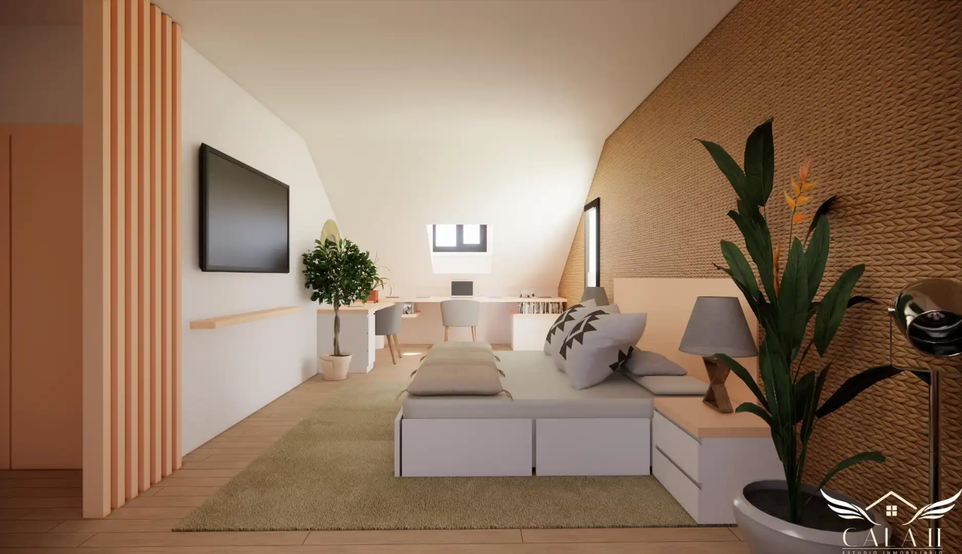Sala d'estar de Àtic en venda en Huelva amb Aire condicionat i Terrassa