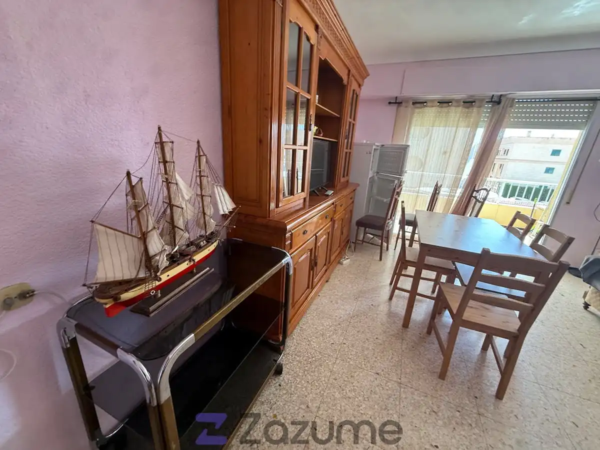 Living room of Flat for rent in Santa Pola  with Terrace, Furnished and Oven
