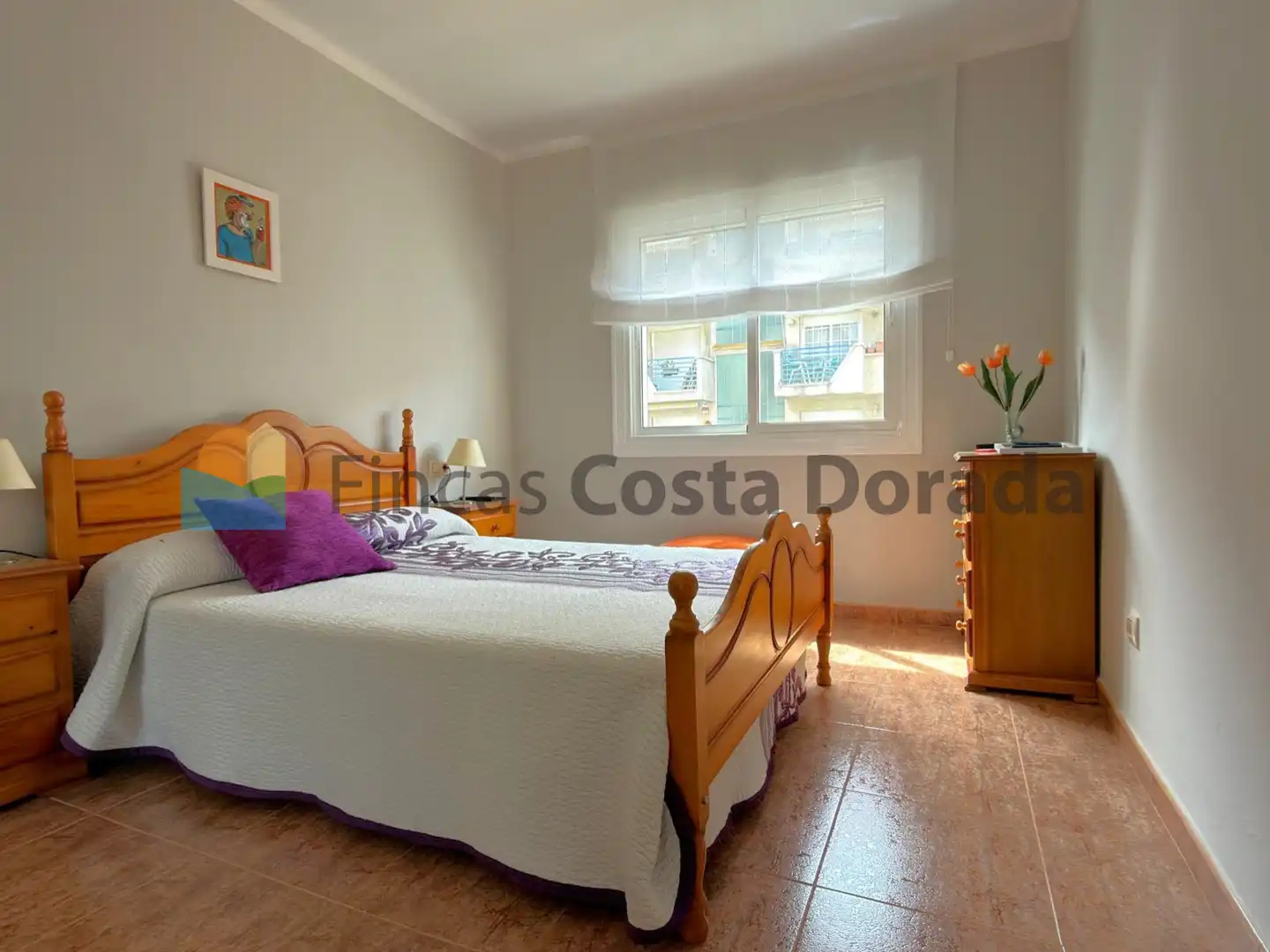 Vista exterior de Piso en venta en Cunit con Aire acondicionado, Terraza y Amueblado