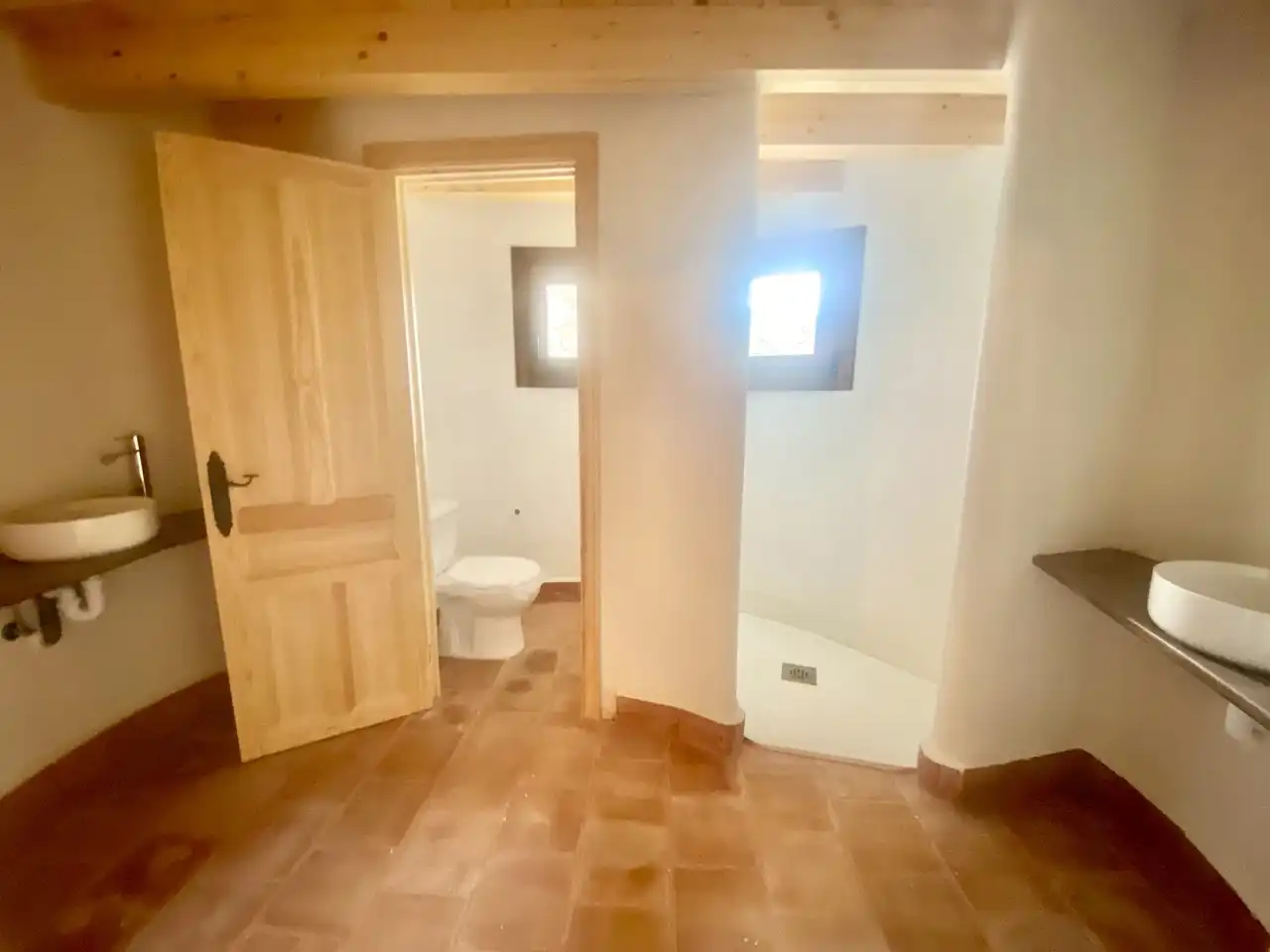 Baño de Finca rústica en venta en Villanueva de la Vera con Calefacción, Jardín privado y Parquet